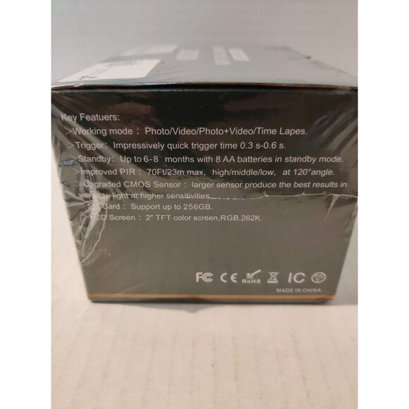 Motion Detection Trail Camera 4k 60MP Trail Game Camera with Night Vision - Picture 2 of 6